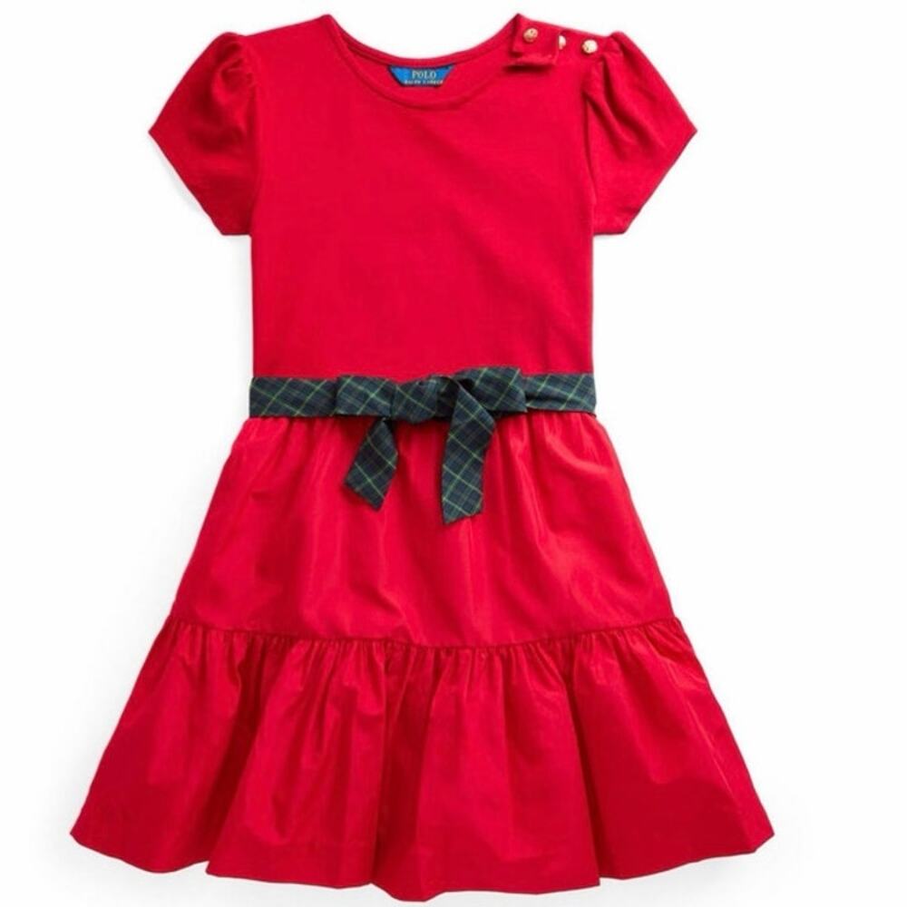 Polo by Ralph Lauren Red Kids Casual Dress